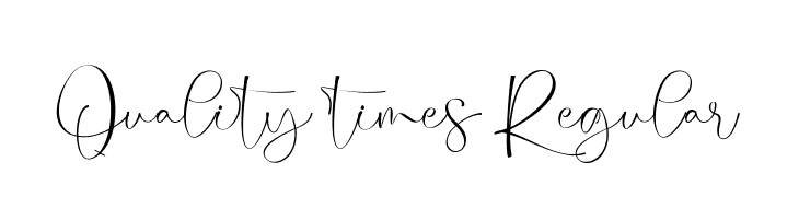 Quality times Regular  baixar fontes gratis