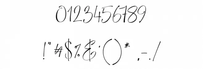 Quality times Regular Font OTHER CHARS