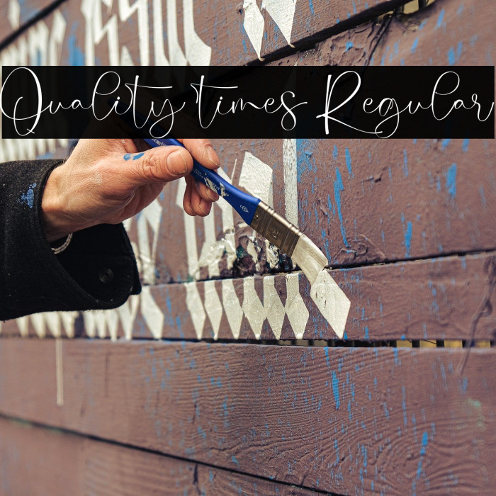 Quality times Regular Example 1