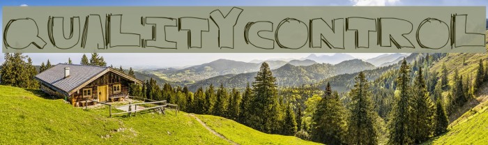 QualityControl Font examples