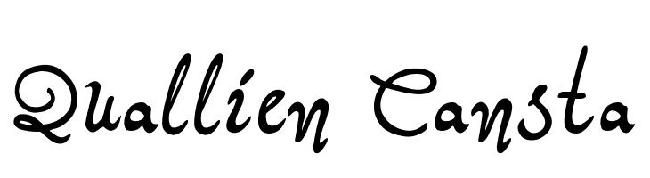 Quallien Cansta  font caratteri gratis
