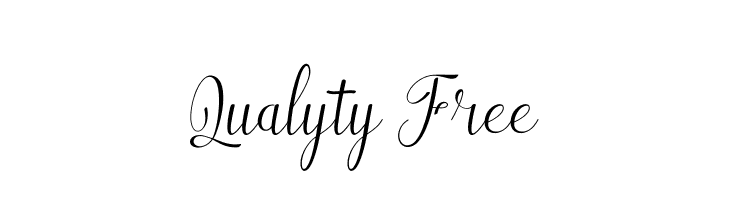 Qualyty Free  フリーフォントのダウンロード