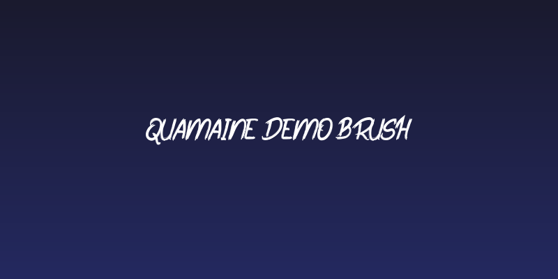 Quamaine Demo Brush Social Header