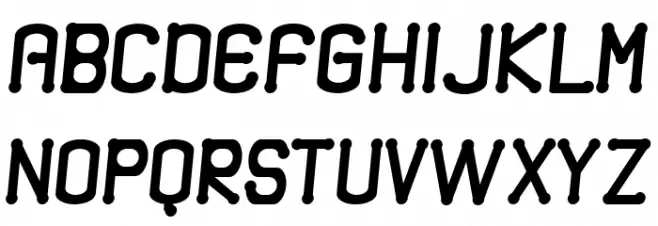 Quamaine Demo Italic Schriftart Groß