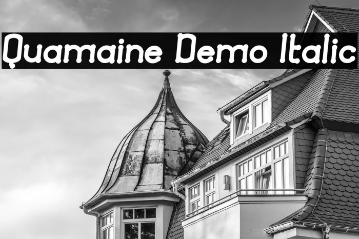 Quamaine Demo Italic Example 2