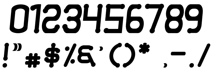 Quamaine Italic Font OTHER CHARS