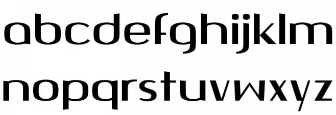 Quango Font LOWERCASE