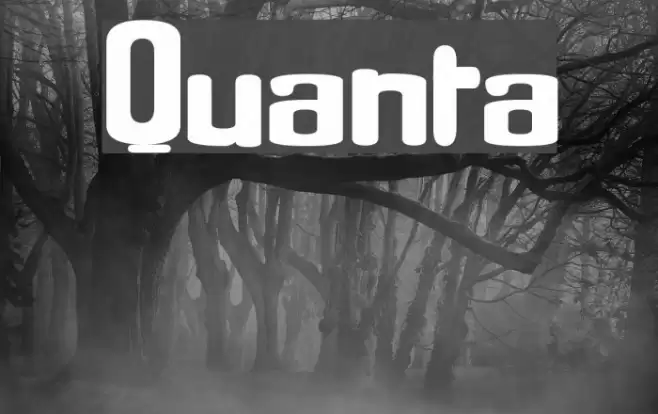 Quanta Font examples