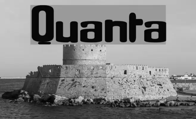 Quanta Font examples