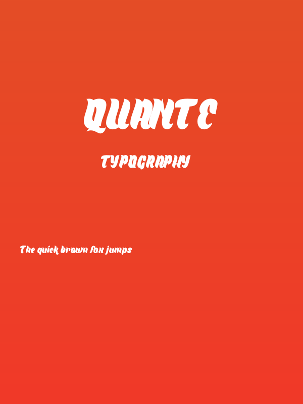 Quante Poster