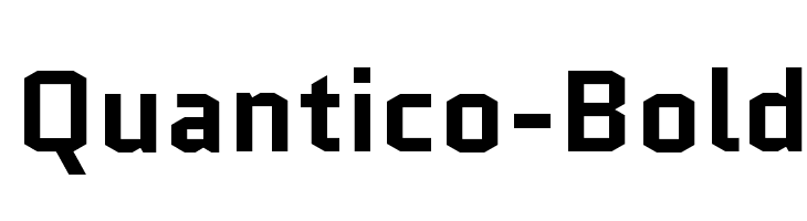 Quantico-Bold Font