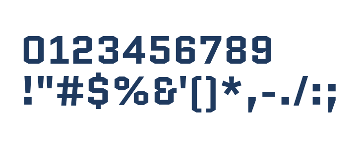 Quantico-Bold Other Characters