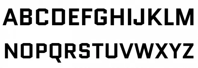 Quantico-Bold フォント 大文字