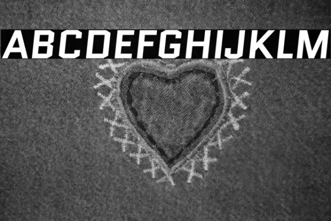 Quantico-BoldItalic Font examples