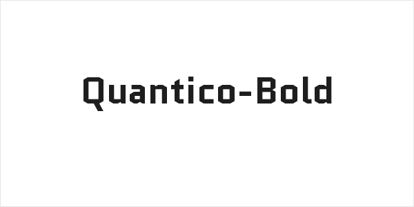 Quantico-Bold Logo