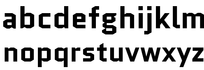Quantico-Bold Font LOWERCASE