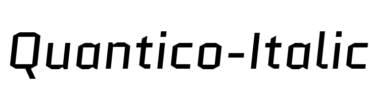Quantico-Italic  لخطوط تنزيل