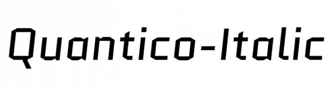 Quantico-Italic  لخطوط تنزيل
