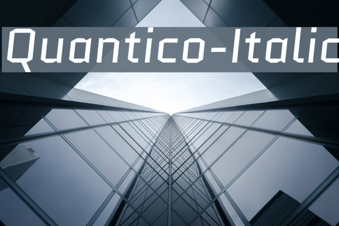 Quantico-Italic Example 3