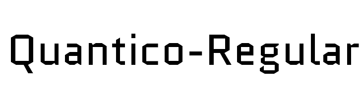 Quantico-Regular Font