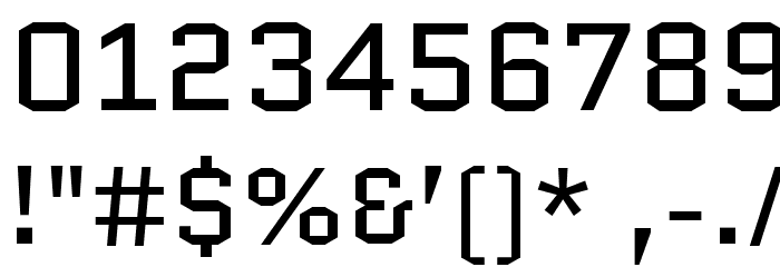 Quantico-Regular Font OTHER CHARS