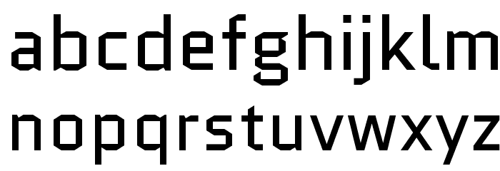 Quantico-Regular Font LOWERCASE
