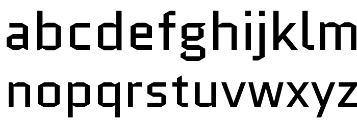 Quantico Font LOWERCASE