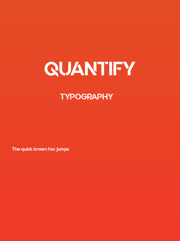 Quantify Poster