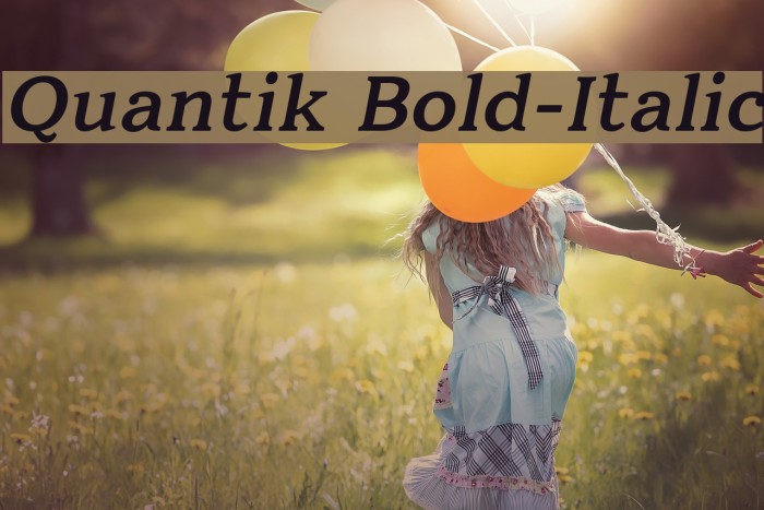 Quantik Bold-Italic Example 2
