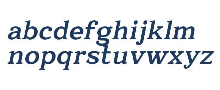 Quantik Bold-Italic Lowercase