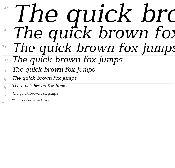 Quantik Regular-Italic Waterfall