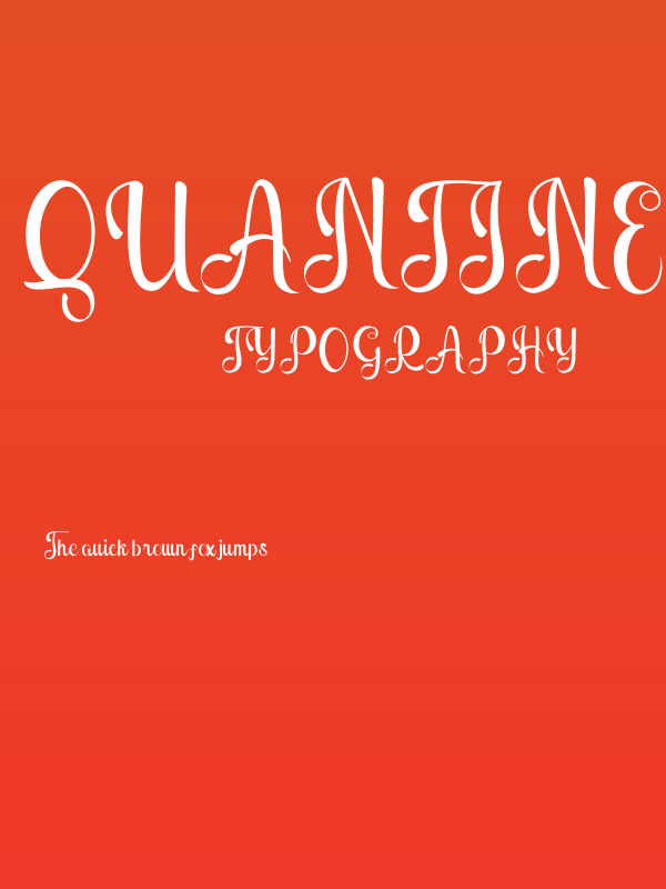 Quantine Personal Use Poster