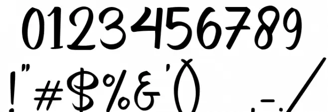 Quanto Font OTHER CHARS