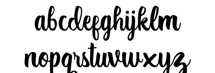 Quanto Font LOWERCASE