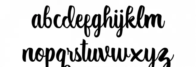 Quanto Font LOWERCASE