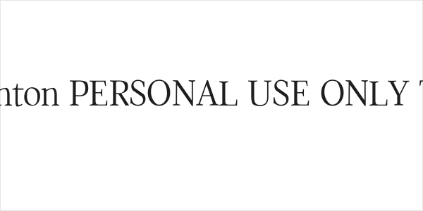 Quanton PERSONAL USE ONLY Thin Logo