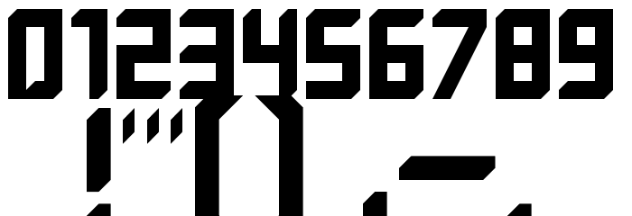 Quantrum Regular Font OTHER CHARS