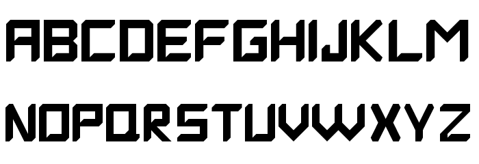 Quantrum Regular Font LOWERCASE