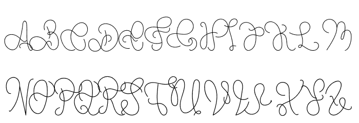 Quantum And Time Font UPPERCASE
