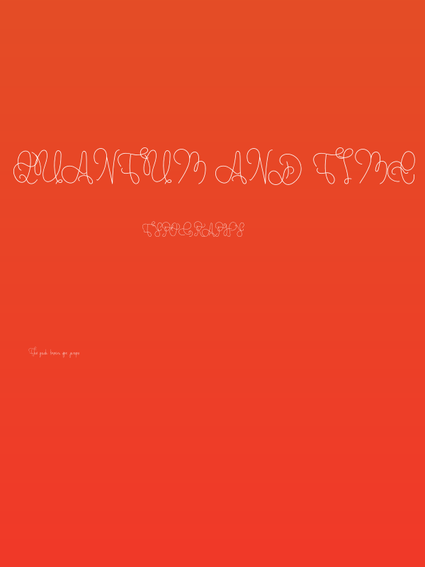 Quantum And Time Poster