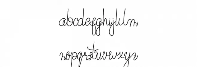 Quantum And Time フォント 小文字