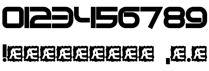 Quantum Flat BRK Font OTHER CHARS