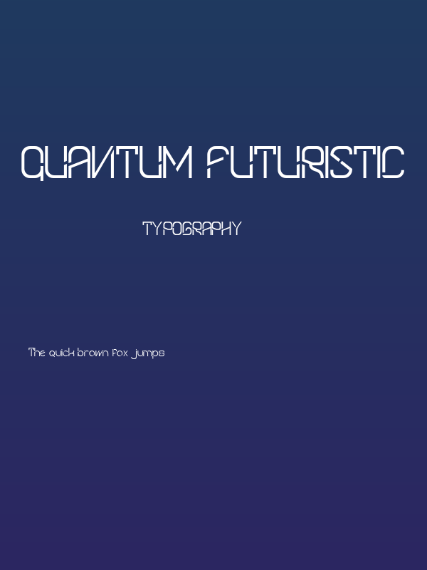 Quantum Futuristic Poster
