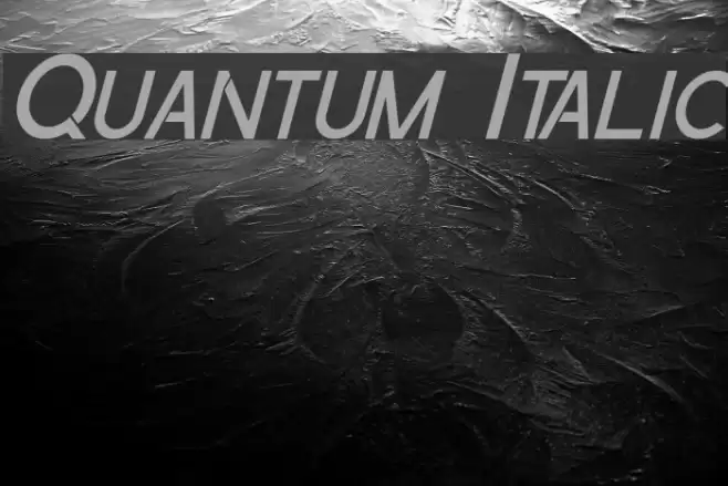 Quantum Italic  examples