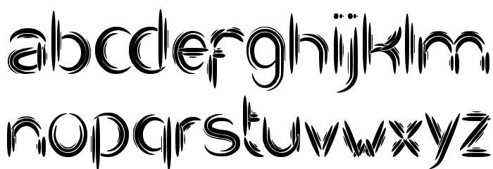 Quantum Leap Font LOWERCASE