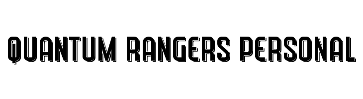Quantum Rangers Personal  font caratteri gratis