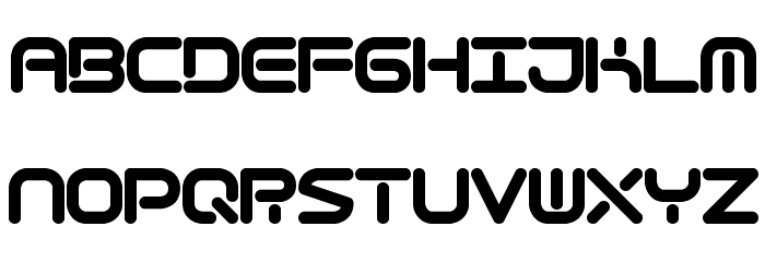 Quantum Round [BRK] Font UPPERCASE