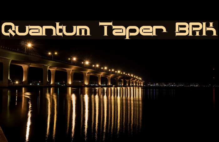 Quantum Taper [BRK] Example 1