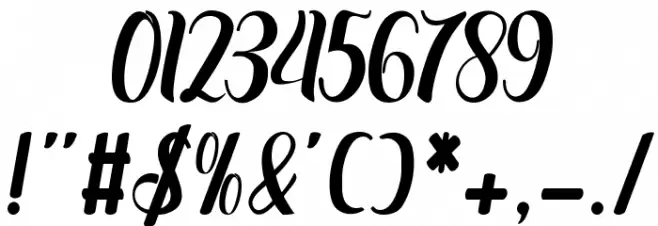 Quantum art design Font OTHER CHARS