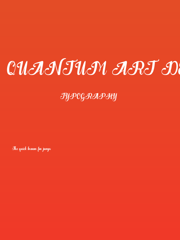 Quantum art design Poster